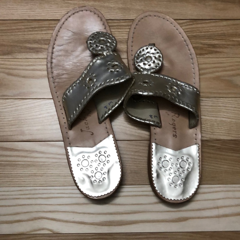 Gold Jack Rogers..worn once